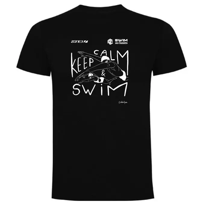 Camiseta "Keep Calm Swim" [Hombre]