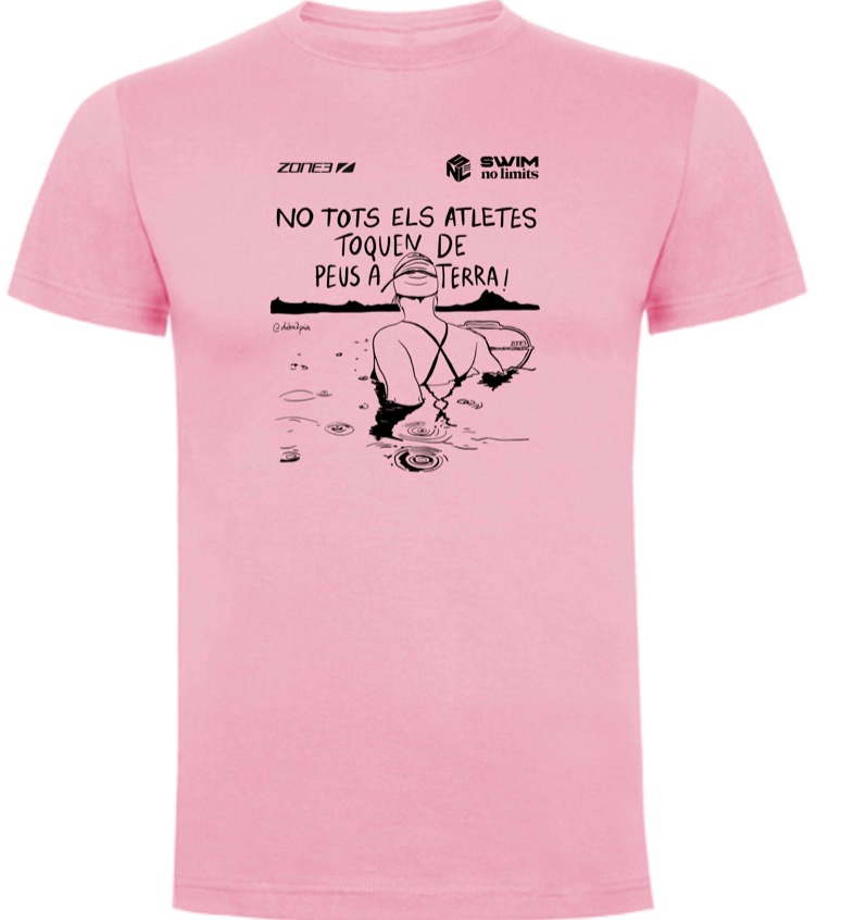 Camiseta "No tots els atletes toquen de peus a terra"  [Hombre]