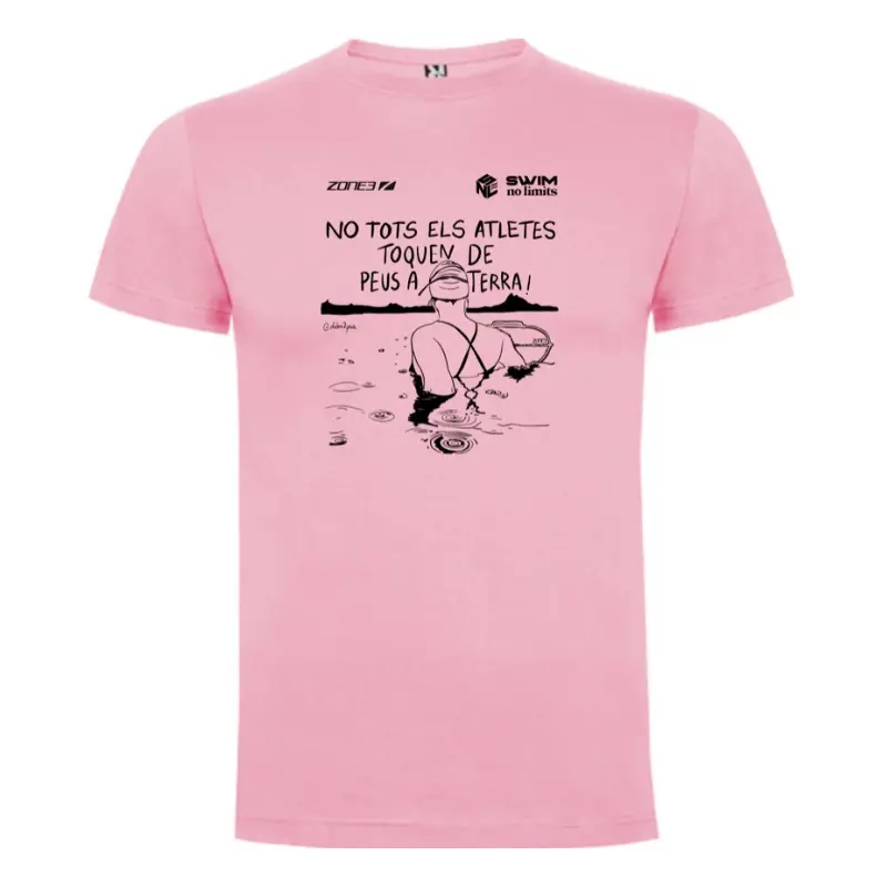 Camiseta "No tots els atletes toquen de peus a terra"  [Hombre]