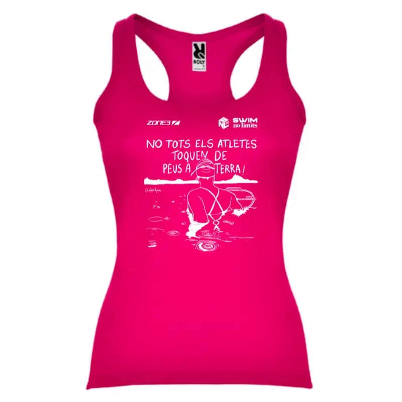 Camiseta "No tots els atletes toquen de peus a terra" [Mujer]