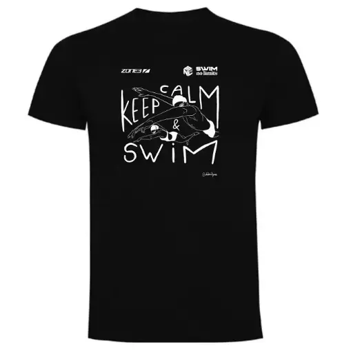 Camiseta "Keep Calm Swim" [Hombre]